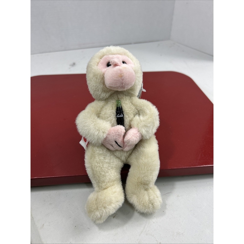 Coca Cola Bean Bag Plush‎ Key Key The Snow Monkey Japan-Vintage 1999